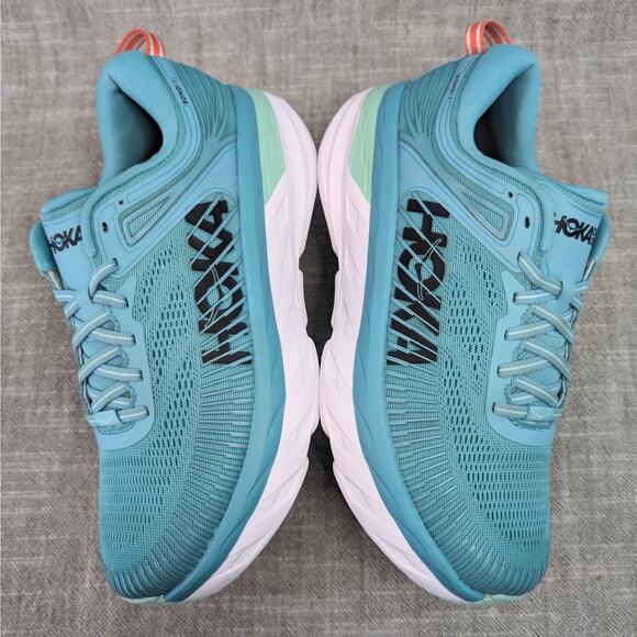 HOKA ONE ONE Bondi Women's 7 Aquarelle Blue AEBL 9B. Price firm. Thank you! - Picture 8 of 12